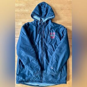 Union College Team Issue Champion Fleece Lined Jacket Black Mens Medium
